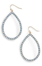 Loren Hope Emilia Crystal Teardrop Earrings in Cashmere at Nordstrom